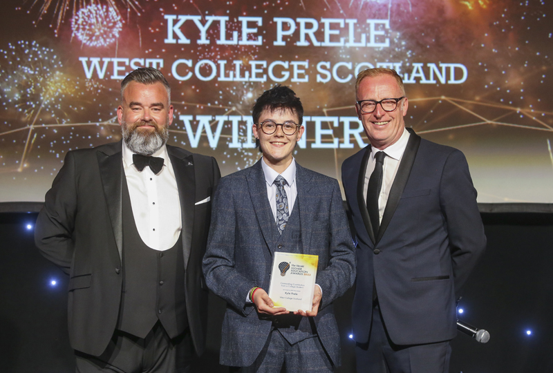 Kyle takes top spot at Herald Higher Education Awards - West College ...